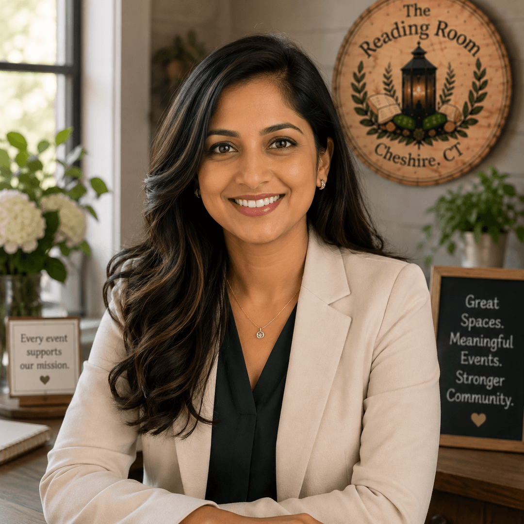 Portrait of Priya Nair, Events & Venue Manager